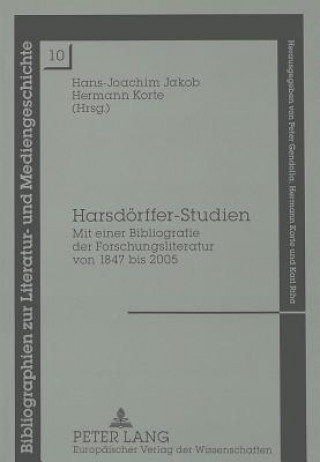 Kniha Harsdoerffer-Studien Hans-Joachim Jakob