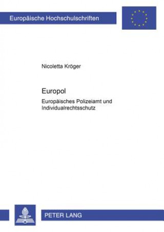 Książka Europol Nicoletta Kröger