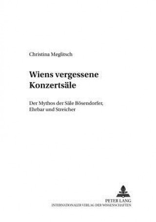 Książka Wiens Vergessene Konzertsaele Christina Meglitsch