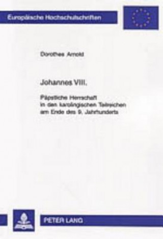 Libro Johannes VIII. Dorothee Arnold