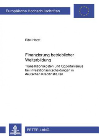 Carte Finanzierung Betrieblicher Weiterbildung Eitel Horst