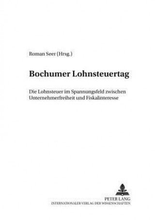 Book Bochumer Lohnsteuertag Roman Seer