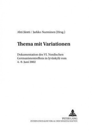 Carte Thema mit Variationen Ahti Jäntti