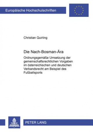 Knjiga Nach-Bosman-Aera Christian Quirling