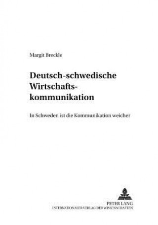 Kniha Deutsch-Schwedische Wirtschaftskommunikation Margit Breckle