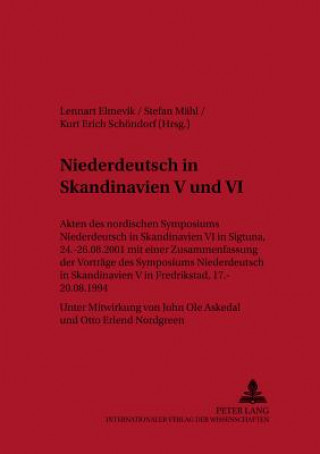Könyv Niederdeutsch in Skandinavien V Und VI Lennart Elmevik