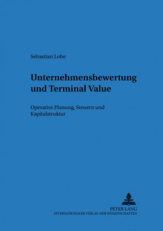 Książka Unternehmensbewertung Und Terminal Value Sebastian Lobe