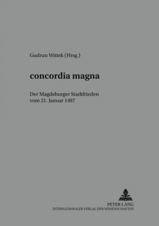 Kniha Concordia Magna Gudrun Wittek