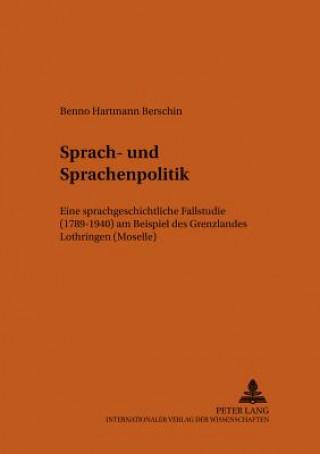 Carte Sprach- Und Sprachenpolitik Benno Hartmann Berschin