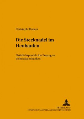 Carte Die Stecknadel Im Heuhaufen Christoph Rösener