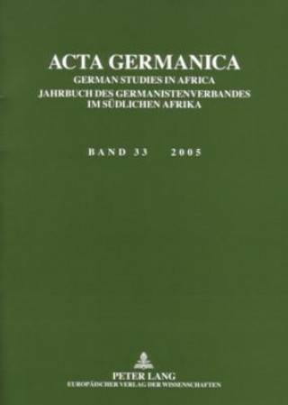 Buch ACTA Germanica Anette Horn