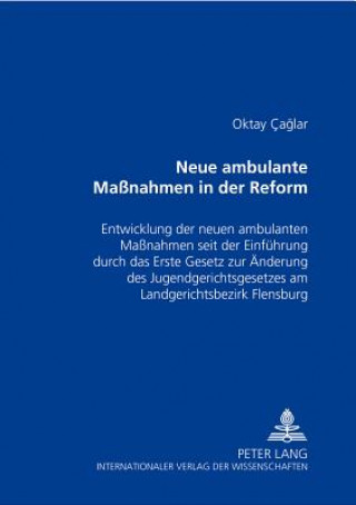 Kniha Neue Ambulante Massnahmen in Der Reform Oktay Çaglar