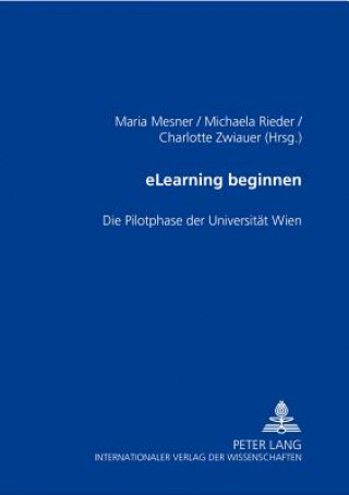 Knjiga Elearning Beginnen Maria Mesner