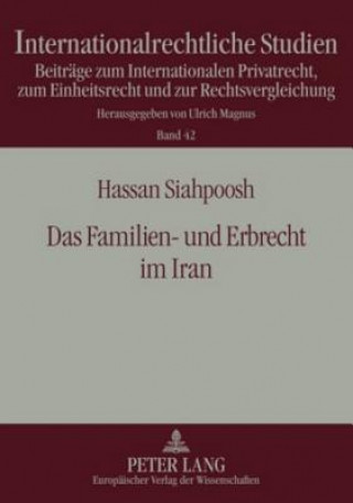 Книга Das Familien- Und Erbrecht Im Iran Hassan Siahpoosh