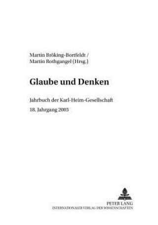 Książka Glaube Und Denken Martin Bröking-Bortfeldt