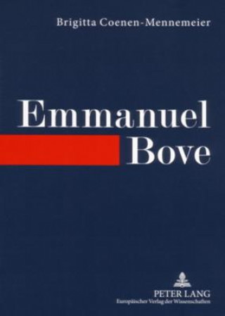 Kniha Emmanuel Bove Brigitta Coenen-Mennemeier