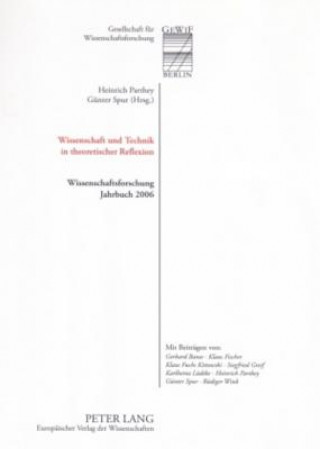 Libro Wissenschaft und Technik in theoretischer Reflexion Heinrich Parthey