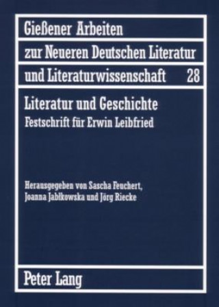 Carte Literatur Und Geschichte Sascha Feuchert