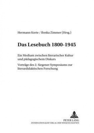 Kniha Das Lesebuch 1800-1945 Hermann Korte