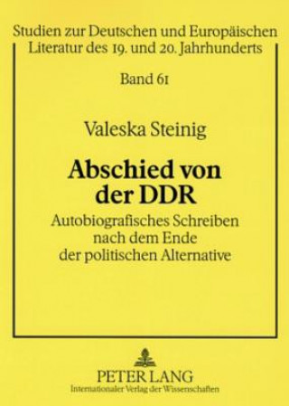 Книга Abschied Von Der Ddr Valeska Steinig