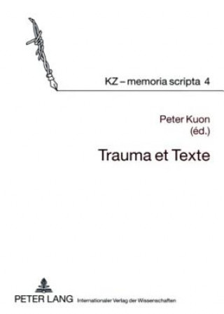Könyv Trauma Et Texte Peter Kuon