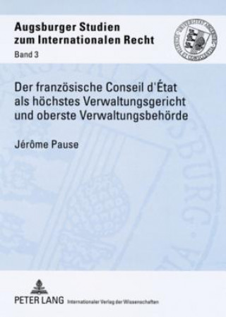 Carte Franzoesische Conseil D'Etat ALS Hoechstes Verwaltungsgericht Und Oberste Verwaltungsbehoerde Jérôme Pause