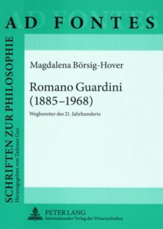 Kniha Romano Guardini (1885-1968) Magdalena Börsig-Hover