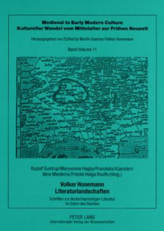 Könyv Volker Honemann - Literaturlandschaften Rudolf Suntrup
