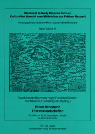 Książka Volker Honemann - Literaturlandschaften Rudolf Suntrup