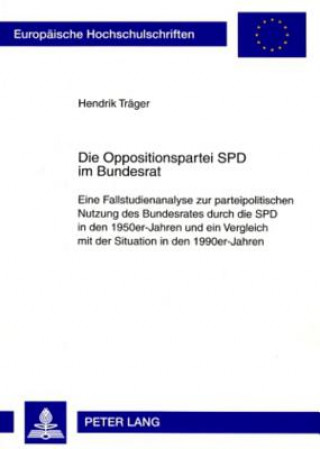 Livre Oppositionspartei SPD Im Bundesrat Hendrik Träger