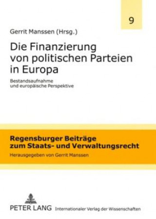 Kniha Die Finanzierung von politischen Parteien in Europa Gerrit Manssen