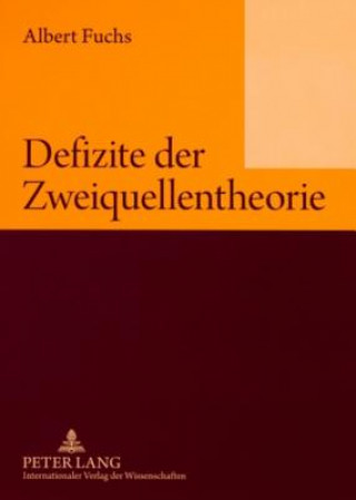 Book Defizite Der Zweiquellentheorie Albert Fuchs