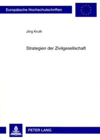 Kniha Strategien der Zivilgesellschaft Jörg Kruth