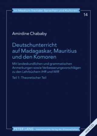 Könyv Deutschunterricht Auf Madagaskar, Mauritius Und Den Komoren Amirdine Chababy
