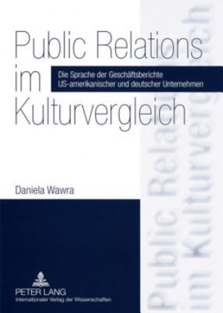 Kniha Public Relations Im Kulturvergleich Daniela Wawra