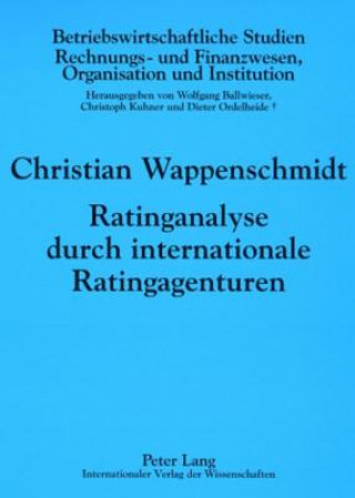 Könyv Ratinganalyse Durch Internationale Ratingagenturen Christian Wappenschmidt