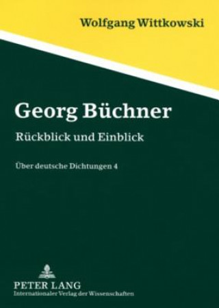 Książka Georg Buechner Wolfgang Wittkowski