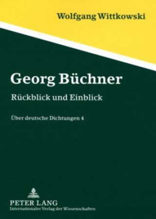 Kniha Georg Buechner Wolfgang Wittkowski