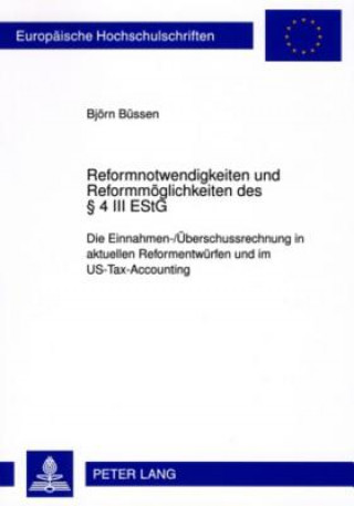 Könyv Reformnotwendigkeiten Und Reformmoeglichkeiten Des  4 III Estg Björn Büssen