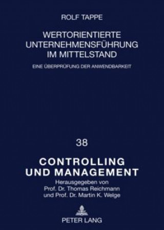 Książka Wertorientierte Unternehmensfuehrung Im Mittelstand Rolf Tappe