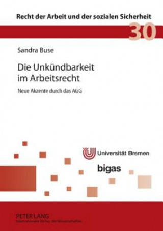 Książka Unkuendbarkeit Im Arbeitsrecht Sandra Buse