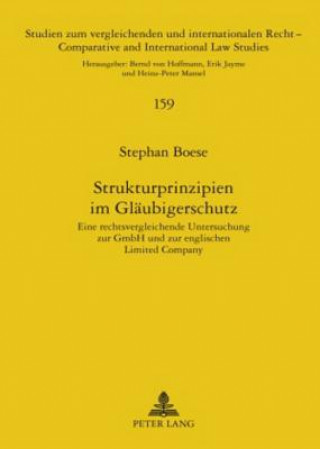 Carte Strukturprinzipien Im Glaeubigerschutz Stephan Boese
