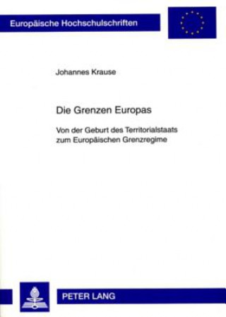 Kniha Die Grenzen Europas Johannes Krause