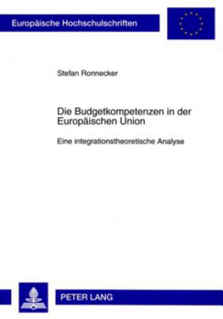 Carte Budgetkompetenzen in Der Europaeischen Union Stefan Ronnecker