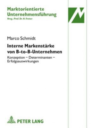 Książka Interne Markenstaerke Von B-To-B-Unternehmen Marco Schmidt