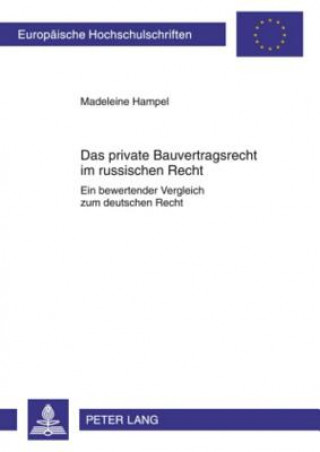 Carte Private Bauvertragsrecht Im Russischen Recht Madeleine Hampel