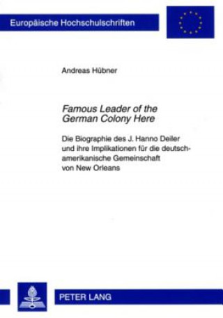Carte Famous Leader of the German Colony Here Andreas Hübner