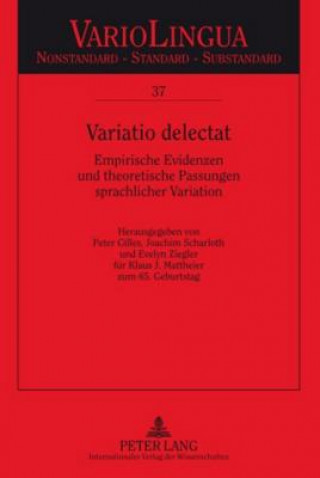 Książka Variatio delectat Peter Gilles