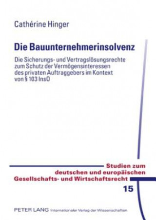 Книга Bauunternehmerinsolvenz Cathérine Hinger