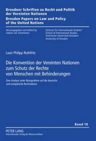 Książka Konvention Der Vereinten Nationen Zum Schutz Der Rechte Von Menschen Mit Behinderungen Lauri Philipp Rothfritz